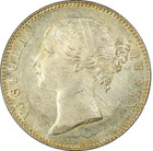 British India  1840 Victoria Rupee  Pcgs Ms 63 