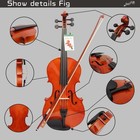 Full Size 16 Inch Maple Viola With Accessories For Music Lovers Easy To Use