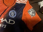 2022 Nycfc Gabriel Pereira Game Used Match Worn Signed Mls Soccer Jersey