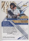 2019 Panini Elite Extra Edition Status Blue Die-cut  75 Justin Dean  183