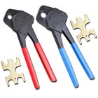 1 2   3 4 Pex Crimpers Set 2 Plumbing Crimping Tools Copper Ring Gonogo Gauge