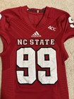 Nc State Wolfpack Football Team Issued Game Worn Adidas Jersey  99 Large