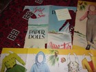 Summer Girl Sue  Winter Girl Wendy  Saalfield Vintage Paper Dolls  1952