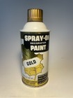 Vintage 60s Spray-on Spray Paint  Metal Top  Gold  Chicago  Illinois 