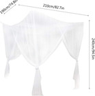 4 Corner Post Mosquito Net Bed Canopy
