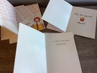 Vintage 1988 Ronald Mcdonald Birthday   Get Well Greeting Cards Rare 5 In All
