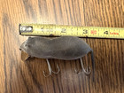 Vintage Heddon Meadow Mouse Topwater Fishing Lure  looks Like A Real Mouse