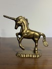 Pair Of Vintage Bronze Unicorns   4   x4 5      Teddybear Inc  Minneapolis  Great 