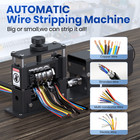 Automatic Wire Stripper Machine With Upgraded Motor 250 Mcm   14 Awg 