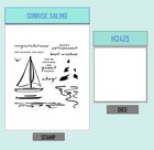 Sunrise Saling Metal Cutting Dies   Clear Stamps Scrapbook Diy Card Handmade