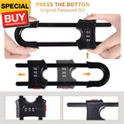 4 Pack U-shaped Sliding Cabinet Locks Multifunctional Child Safety Lock Adjustab