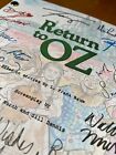 Return To Oz Script Signed- Autograph Reprints- Wizard Of Oz Sequel