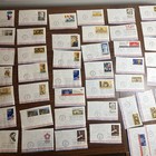 Usa Stamp Cover Lot  110 Piece Vintage Mix Fdc 1st Day Stamps Covers Collection