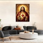 Religious Jesus Christ Sacred Heart Wall Art Christian Home Decor Spiritual 