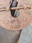 Antique Griswold 5 1 2  American Stove Pipe Steel Spindle Flue Damper Reversible