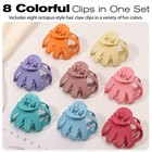 Mber 8 Pack Octopus Hair Claw Clips For Thick Thin Hair 3  Strong Hold Jaw Clips