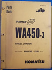 Komatsu Wa450-3 Wheel Loader Parts Manual Book Catalog S n A31001-up