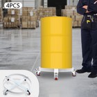 Drum Dolly 1200lbs 55gallon With Swivel Casters Heavy Duty Q235 Steel Frame Usa