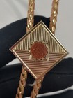 Vintage Western Bolo Ties Lot  3 Agate Jade Goldstone Cowboy Rockabilly Western