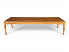 Mid Century Modern Walnut Coffee Table Dovetail Top Restored