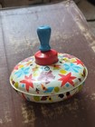 Vintage Tin Childrens Toy Spinning Top