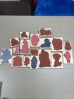 Stampin    Up  Miscellaneous People Themed Rubber Stamp Set Of 17