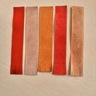 Lot Of Red gold Fringed Leather Travel Bookmarks Paris Stonehenge Westminster