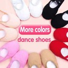 Pointe Shoes Dance Slippers Ballerina Practice Shoe 6 Color Girls
