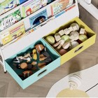Coonoor 4-tier Bookshelf W  Toy Storage Organizer For Kids Room Nursery New