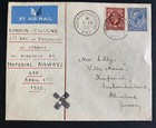 1935 London England First Flight Airmail Cover To Cologne Germany Imperial Airma