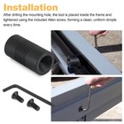 Door Frame Dimpling Tool For Hardened Steel  Double-sided Design  Flush Fastener