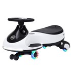 Kids Wiggle Car Electric 2-in-1 Ride-on Swing 360   Steering Music 12v Toy