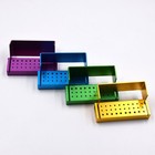 Dental Bur Holder Block Disinfection Box 10 15 16 24 30 56 100 142 152 Holes