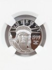 1999-w Platinum American Eagle 1 4 Oz  9995  25 Ngc Pf70 Ultra Cameo Proof