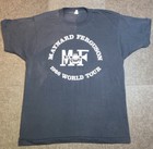 Maynard Ferguson 1986 World Tour T-shirt Size Large Black   White Vintage