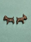 Vtg 1940 s Ideal Dog Food Good Luck Metal Charms Advertising Miniature Figurine 