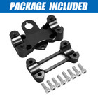For Yamaha Banshee Yfz350 Fat 11 8  Handlebar Riser Handle Bar Clamp Mount Kit