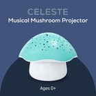 Angelcare Celeste Musical Mushroom Night Light Baby Projector - Sleep Soother Wi