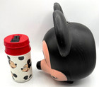 Vtg Aladdin Walt Disney Co  Mickey Mouse Head Lunch Box W  8oz Thermos