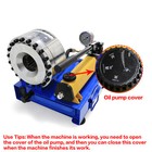 5600kn Hydraulic Hose Crimper Pipe Clamping Machine With 9 Sets Dies 10mm-30mm