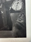 Vintage 1895 Antique Print Merry Musician Photogravure Original