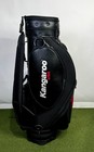 Kangaroo Usa Staff Golf Bag - 6 Dividers 10 Pockets- Black  White  And Red