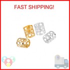 Tbestmax 200 Pcs Dreadlocks Beads Hair Braid Rings Clips Dread Locks Hair Braidi