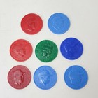 Armour Coin Baseball Lot  8  1960 Banks X2  Kuenn  Malzone  Ashburn  Thomas  