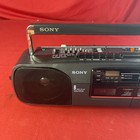 Vintage Sony  cfs-w404  Portable Stereo Double Cassette Boombox - Read 