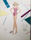 Vintage Whitman mattel Day To Night Barbie Paper Dolls 1985 Uncut excellent 