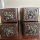 4 Wood Drawers From Early 1900 s Antique Singer Sewing Machine Treadle Cabinet