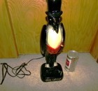 1950 s Old Crow Whiskey Figure Chalk 26  Tall  Lamp   rare   
