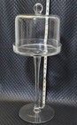 Tall Pedestal Cake Stand Display Dome Lid 22x9  Clear Glass  25  Thick Dessert