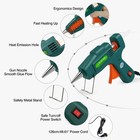Hot Glue Gun With 30 Sticks  Fast Preheating For Diy Crafts   Repairs  20w Green